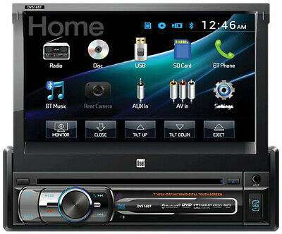 DUAL  Dual AV 7.0 Motorized Touch Screen DVD BT 1A USB remote