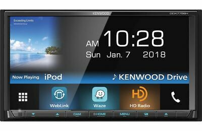 Kenwood DDX775BH 6.95 CD DVD Bluetooth USB Waze Weblink Sirius HD Radio Stereo