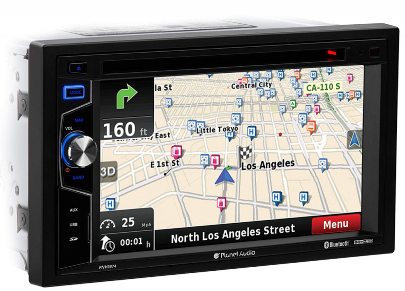Planet Audio PNV9674 Double Din, Touchscreen, Bluetooth, Navigation, DVD/CD/MP3/