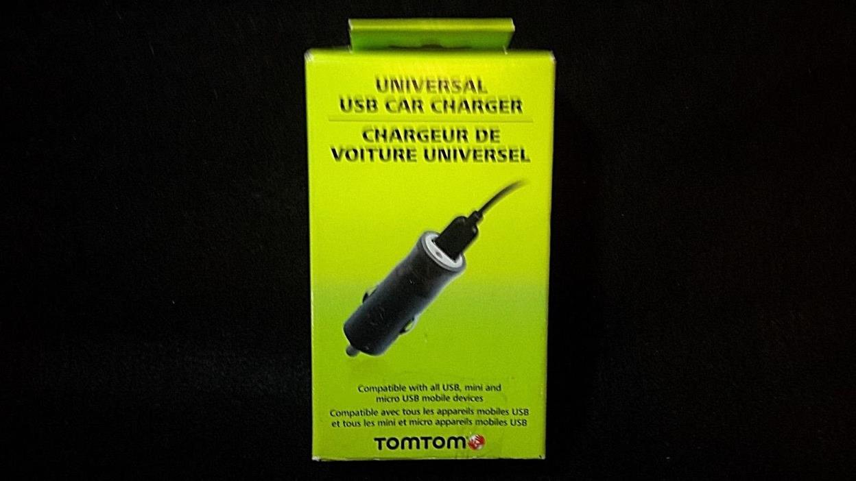 TomTom  Universal  USB Car Charger Adapter 1.5 Amp