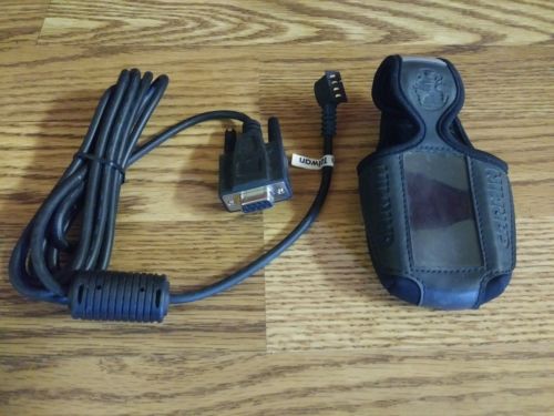 Garmin Handheld Etrex GPS 9 Pin Cable and Protective Case.