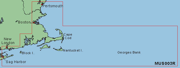 GARMIN BLUECHART CAPE COD MUS003R DATA CARD BOAT 010-C0017-00  MARINE CHART