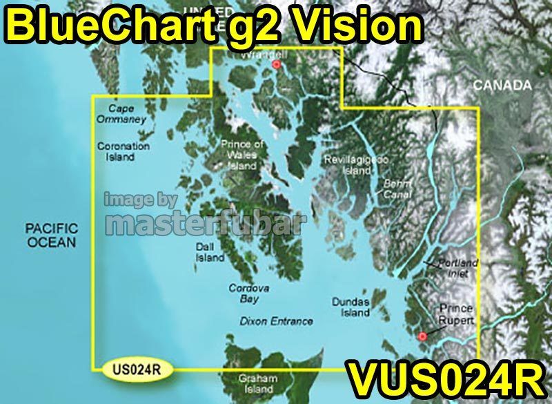Garmin BlueChart g2 Vision VUS024R Wrang-Dixon Entrance