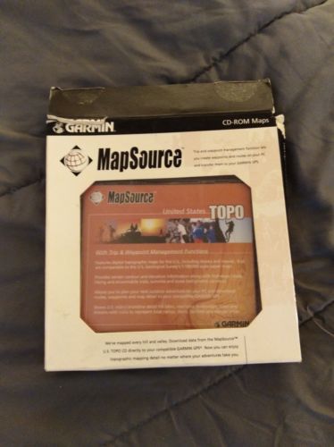 Garmin mapsource United States Topo version 3.0 0 Windows CD ROM 3 Disc set
