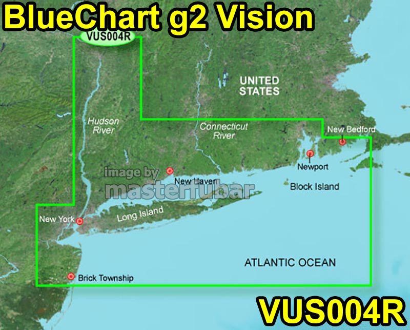 Garmin BlueChart g2 Vision VUS004R New York, NYC marine
