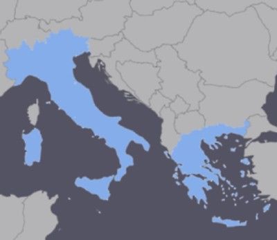 Italy and Greece GPS Map 2018.2 for Garmin Devices