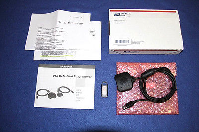 Garmin usb data card programmer cable 128mb Bundle programming GPS Mapsource 128