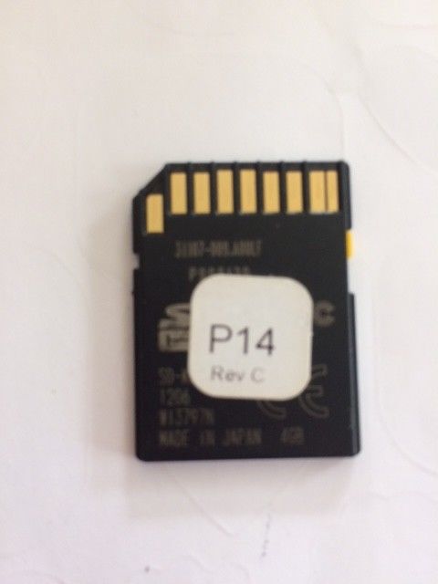 ROSEN GPS NAVIGATION NAV MAP SD CARD P14