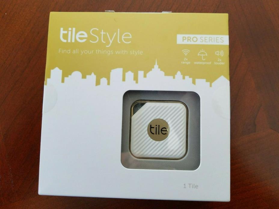 Tile Style Pro Series, Model T4001. Brand new, white/gold