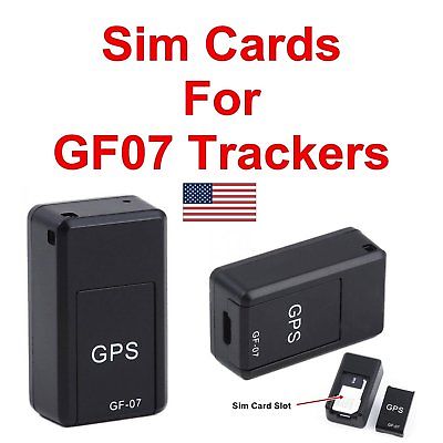 ? $7.99 Prepaid SIM Card for GF07 Tracker 2G GSM 30 Day Wireless Plan