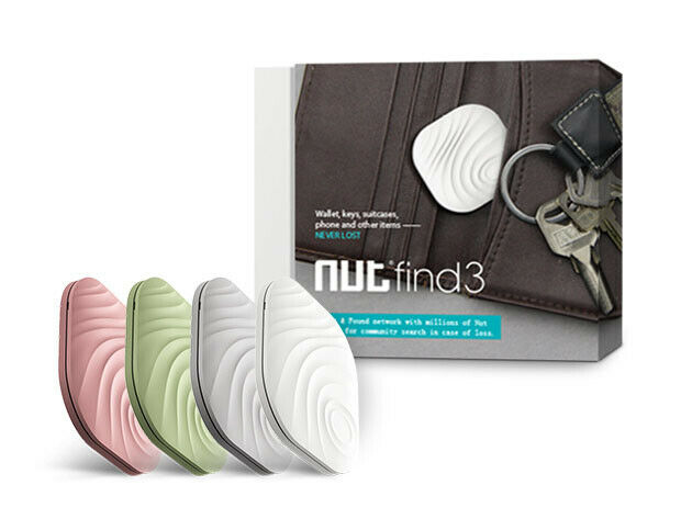 Nut Find 3 Bluetooth Smart Key Finder- 3 Pack- Grey!