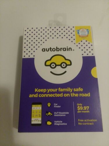 Autobrain OBDII Real-Time GPS Vehicle Tracking and Health Monitoring BRAND NEW!