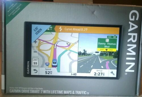Garmin DriveSmart 7 NA LMT-S Car GPS Lifetime Maps & Traffic  Brand New in a Box