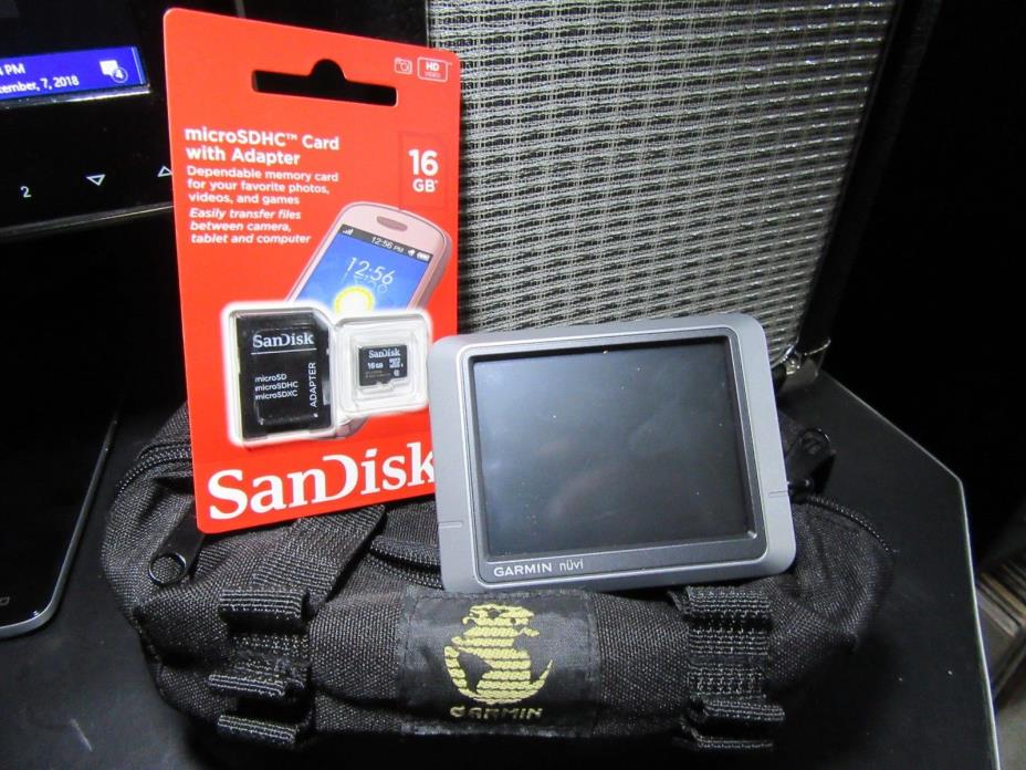 Garmin nüvi 200 GPS BUNDLE w/ 16GB SD Card, Bag + Version 2019.20 US / Canada