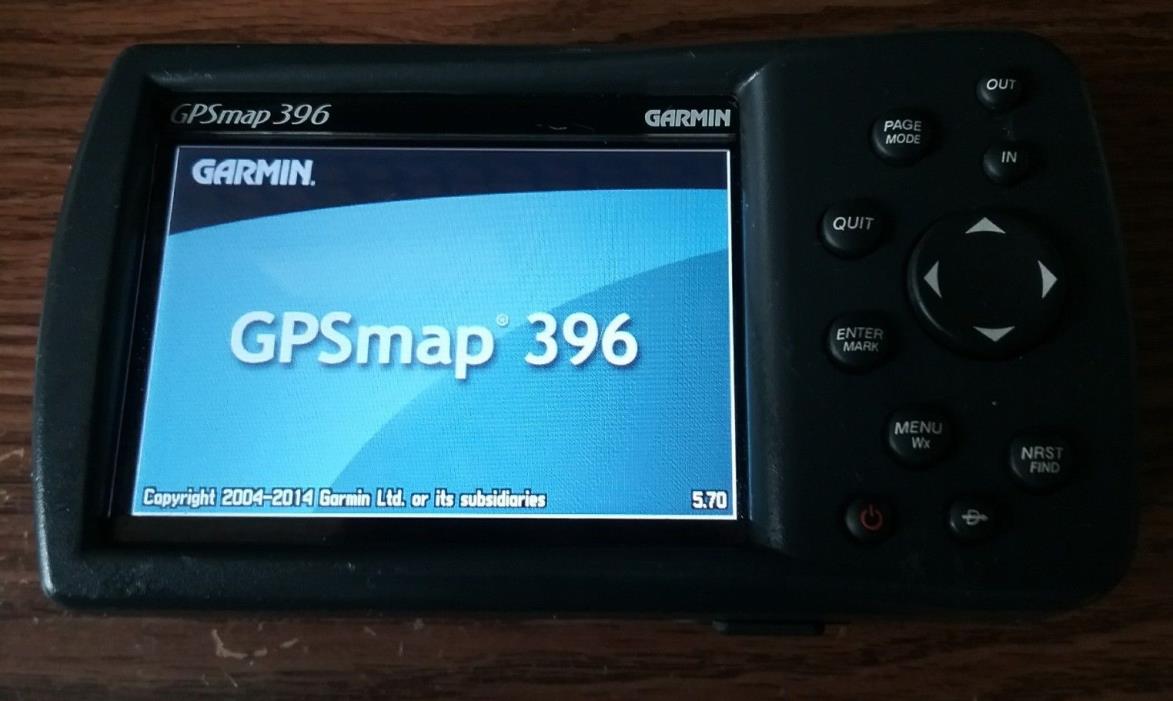 GARMIN GPS 396 COLOR AVIATION GPSMAP XM CAPABLE EXTERNAL POWER ONLY 296 496 196
