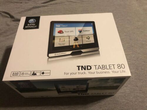 Rand Mcnally TND Tablet 80 Truck GPS New In Sealed Box