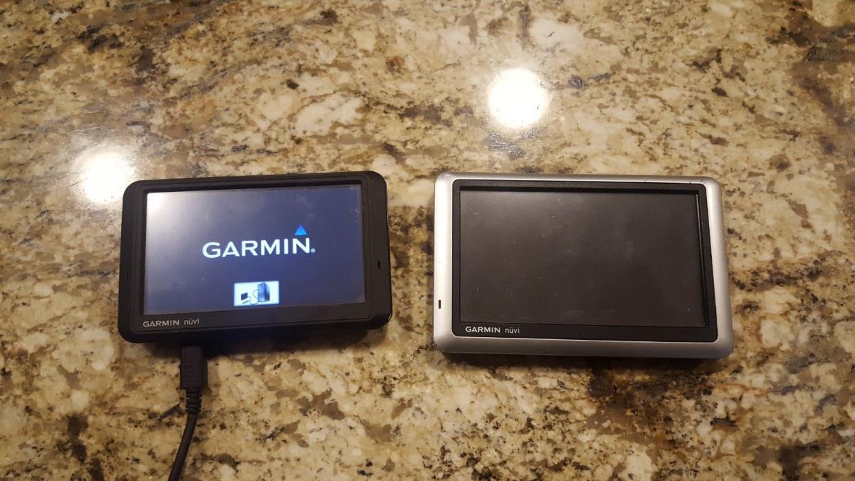 Garmin nuvi 1450 & 765 - Sold As Is - Powers On Won't Charge