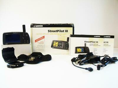 Garmin StreetPilot III GPS ColorMap Auto Routing Voice w/ Extras -Deluxe Package