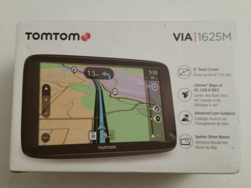 TomTom VIA 1625M 6-Inch GPS Navigation Device with Free Lifetime Maps