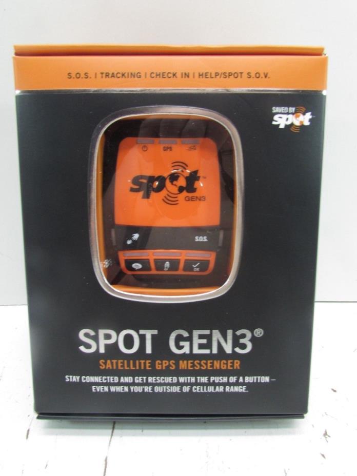 SPOT Gen3 Satellite GPS Messenger/Tracker-Orange¦Emergency Alert Response