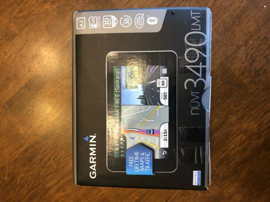 Garmin Nuvi 3490 LMT bundle with Car adapter and mount