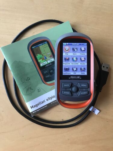 MAGELLAN eXplorist 310 Handheld *WORLD EDITION* Waterproof Hiking GPS BUNDLE