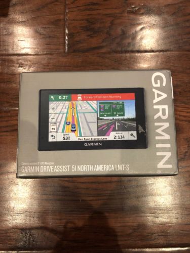 Garmin DriveAssist 51 NA LMT-S w/Lifetime Maps/Traffic, Dash Cam , BRAND NEW
