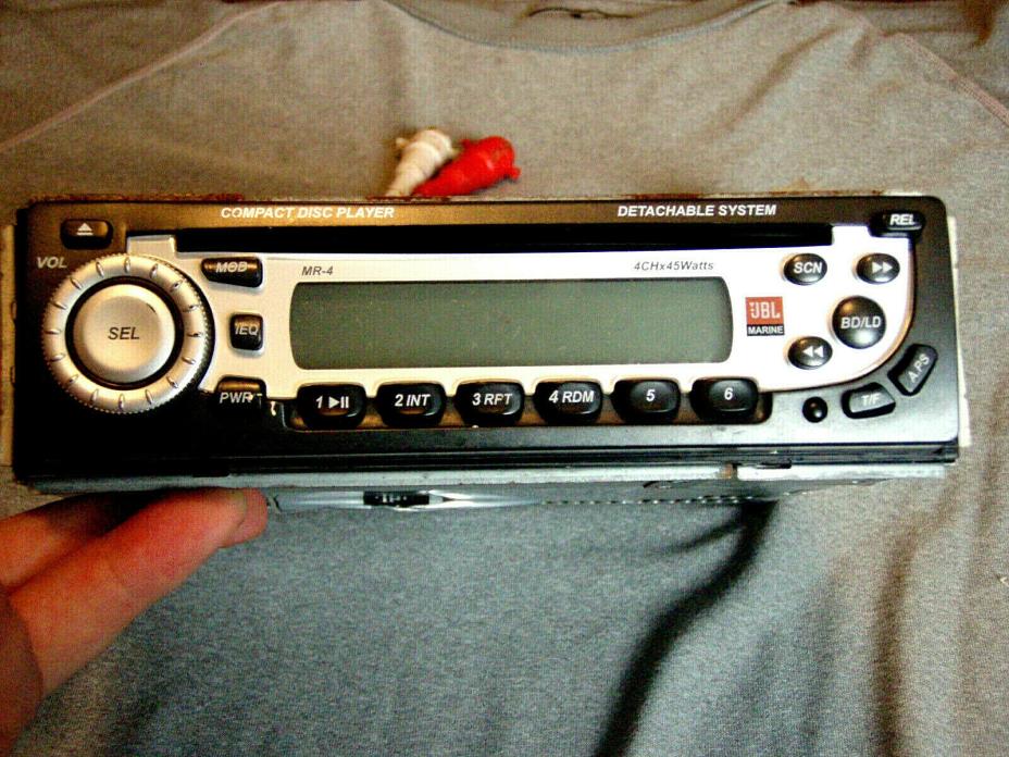 JBL Marine CD Player Radio, In-Dash, Boat, Audio, MR-4,  45w x 4, MR-4B