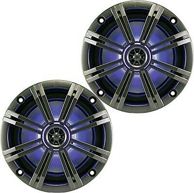 Kicker KM8 8-INCH (200mm) Marine Coaxial Speakers with 1