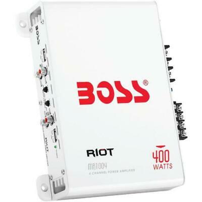 BOSS Audio Systems MR1004 Riot Series Marine Class AB Amp (4 Channels, 400 Watts