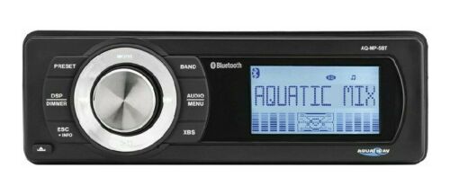Aquatic AV Bluetooth MP3 AM / FM Marine Stereo Waterproof AQ-MP-5BT