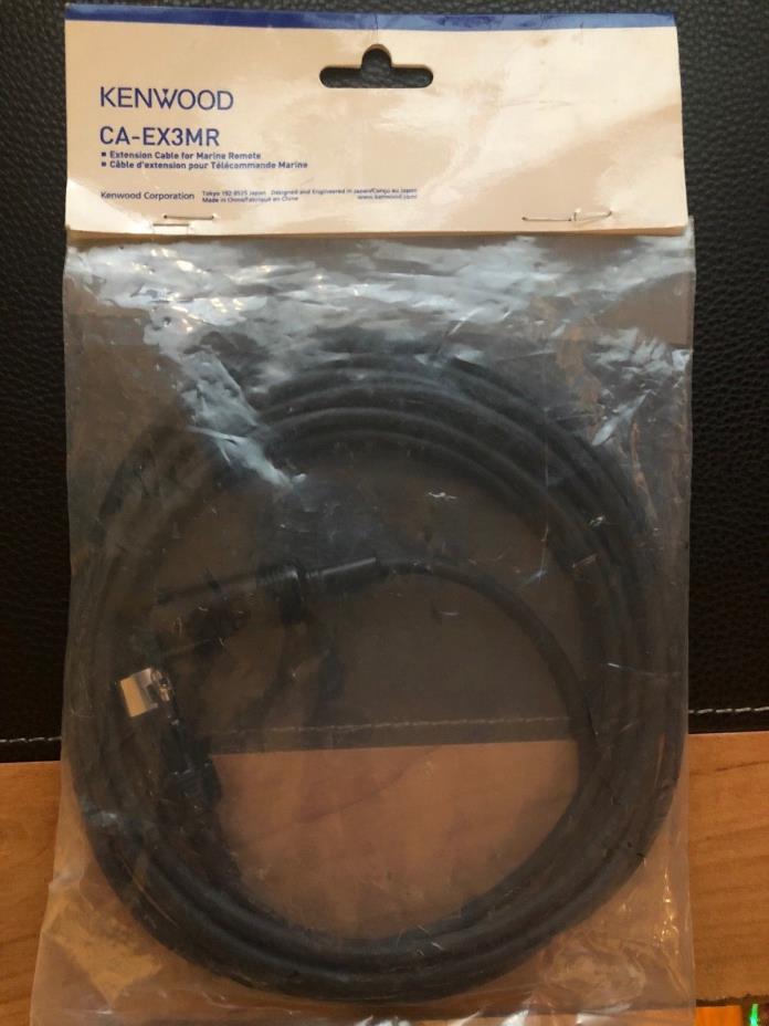 Kenwood CA-EX3MR 10 Ft Marine Remote Control Extension KCA-RC55MR KCA-RC107MR