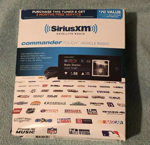 SiriusXM Commander Touch Full-Color, Touchscreen Dash-Mounted Radio