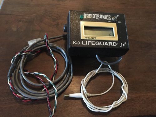 Radiotronics Inc K-9 Lifeguard Jr Temperature Monitor Police