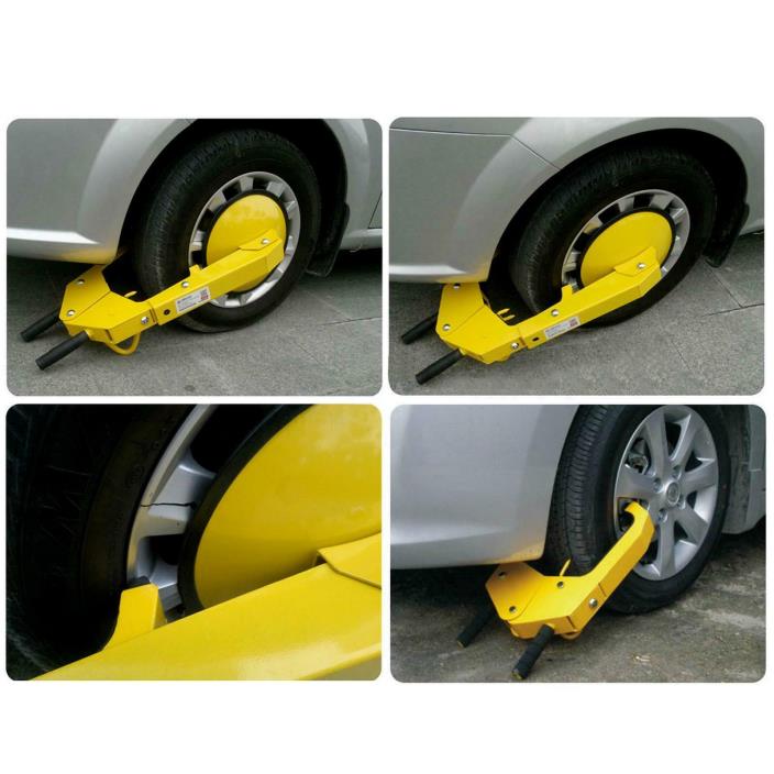 Auto Vehicle Car Anti-theft Wheel Lock Clamp Boot Parking Safety Professional