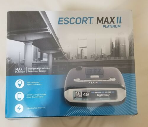 Escort Passport Max 2 Max II Bluetooth GPS Intelligence Radar Laser Detector