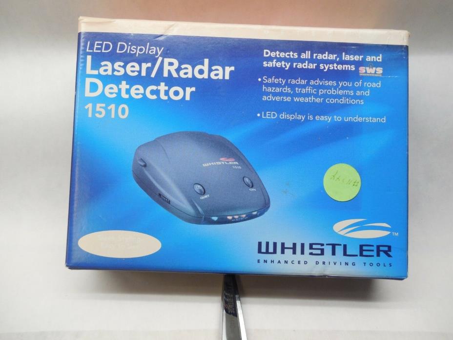 Vintage Whistler Radar Detector 1510 FUZZ BUSTER Laser LED NEW SEALED N.O.S