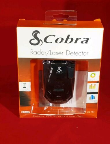 Cobra ESR755 Radar Detector Bright Display Tone Alert 360 Degree Laser detector