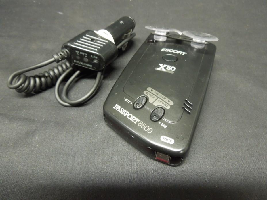 Escort Passport 8500 X50 Radar and Laser Detector W/ Smart Cord