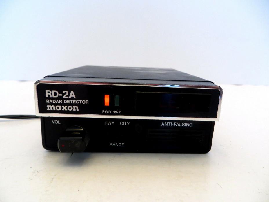 Maxon Radar Detector Black Anti-Falsing Model RD-2A