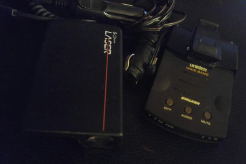 Cobra Laser Radar Detector & Uniden Wide Band Stalker RD5000W Lot