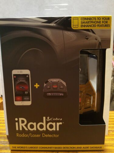Cobra RAD450 Radar Laser Detector w/Voice Alerts Police Speed Safety