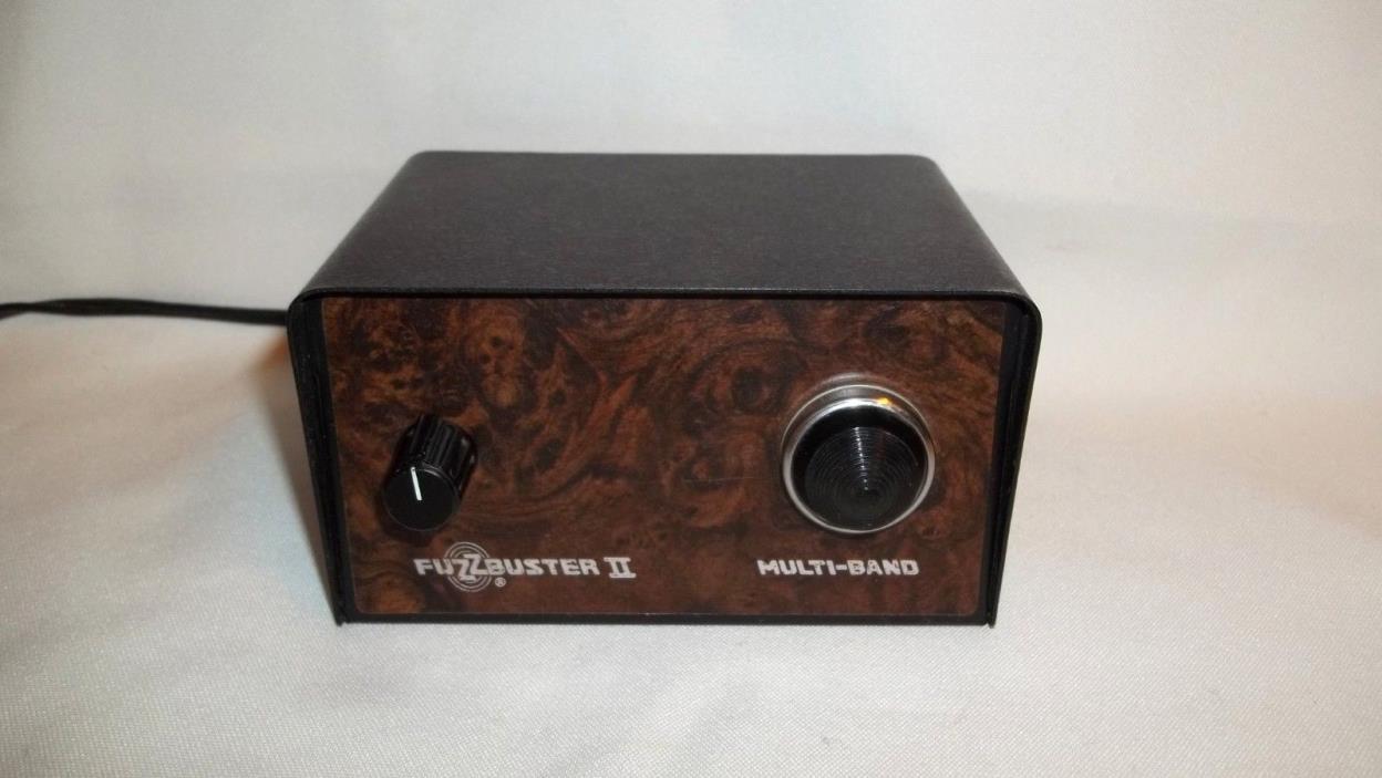 Vintage Fuzzbuster II 2 Multi-band Radar Detector Automotive Electrolert