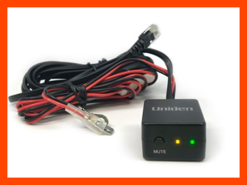 RDA HDWKT Radar Detector Smart Hardwire Kit W Mute Button LED Alert & Power LED.