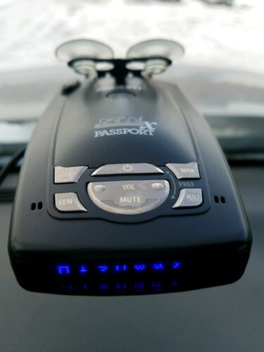 Escort Passport 9500ix GPS Radar/Laser Detector BLUE Color Display ++Shape
