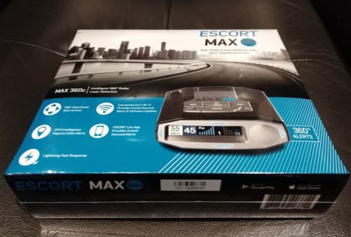 Escort MAX360C Radar Laser Detector with WiFi