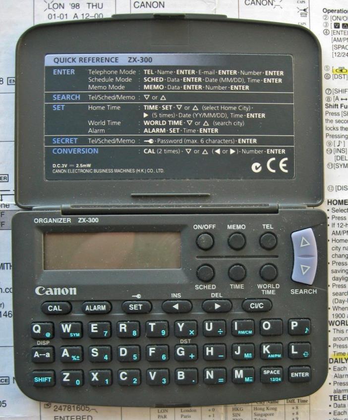 Canon ZX-300 Organizer (PDA)