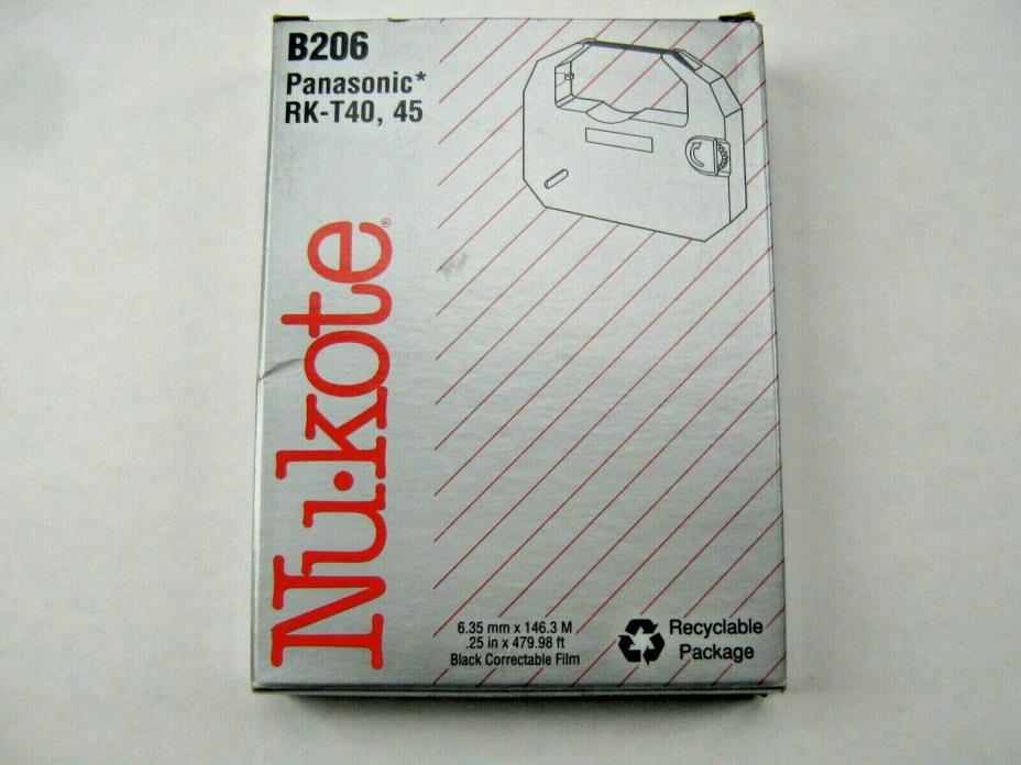Nukote B206 PANASONIC RK-T40 Correctable Film Ribbon Panasonic RK-T25TYPEWRITER