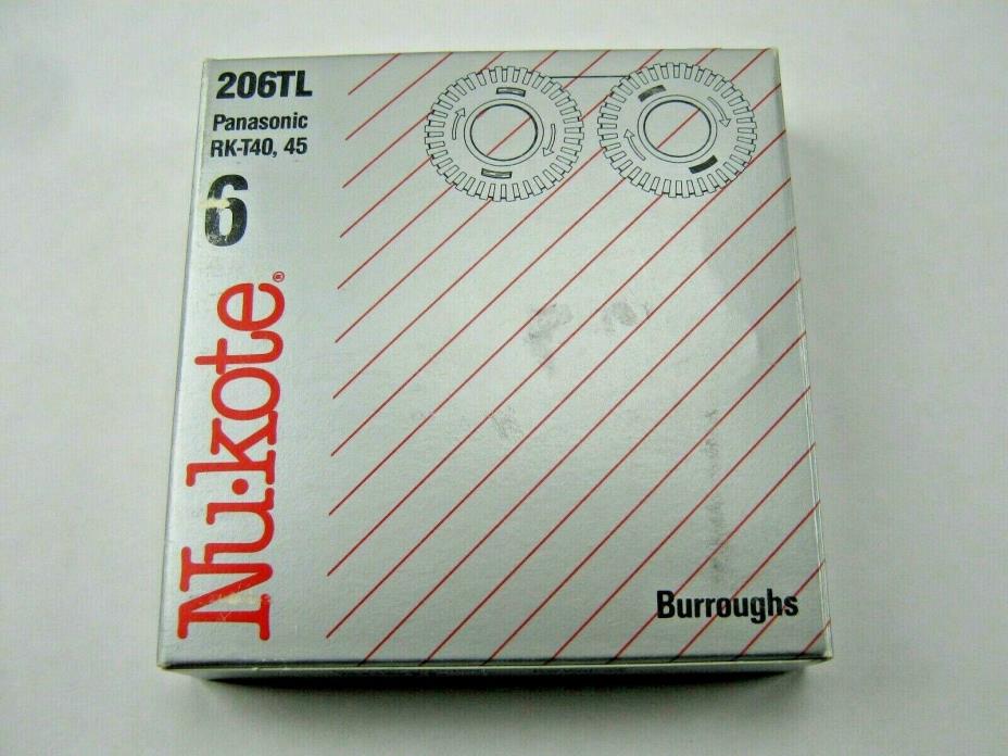 New Nukote NK206TL 6 Lift-off tapes for Panasonic RK-T40, 45 and others