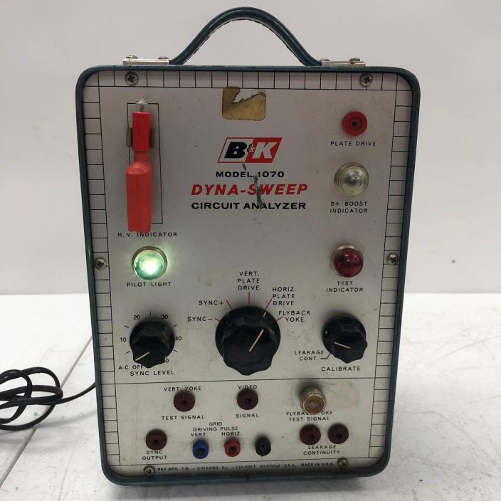 Vintage B&K Model 1070 Dyna-Sweep Circuit Analyzer Tube Ham Radio TV Repair Shop